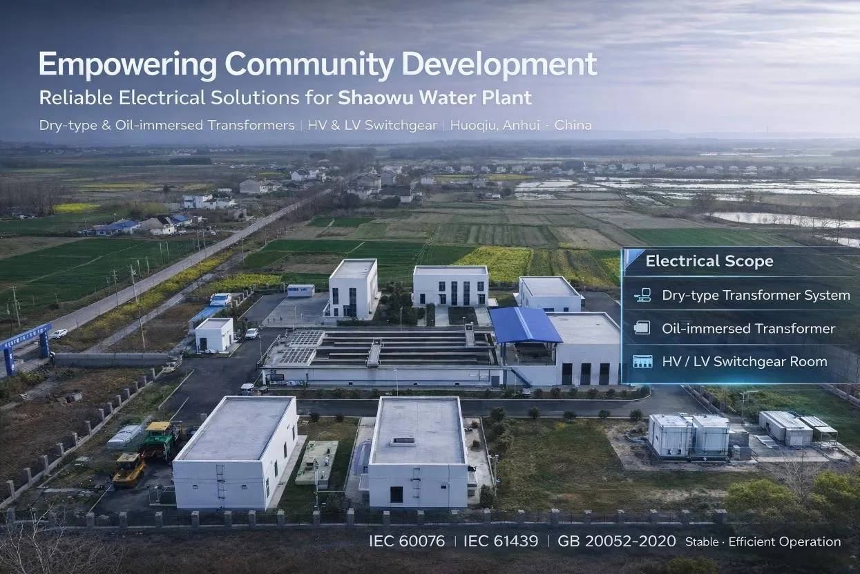Empowering Community Development: Our Electrical Solutions at Shaowu Water Plant