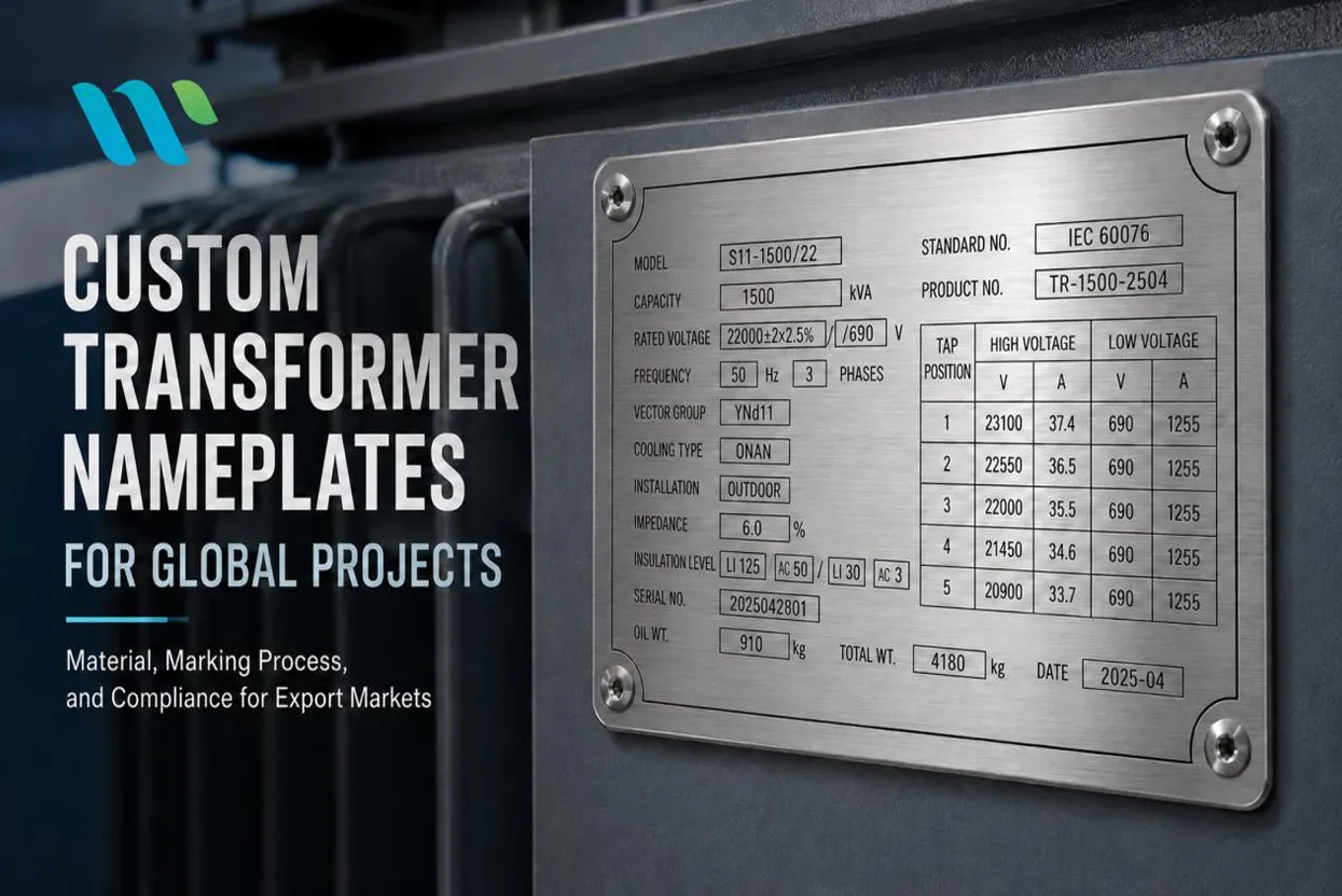 Transformer Nameplate Customization: Country-Specific Marking Processes and IEC Compliance Guide